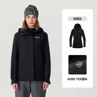 户外徒步：诺诗兰 GORE-TEX三合一冲锋衣女士户外运动徒步进藏外套