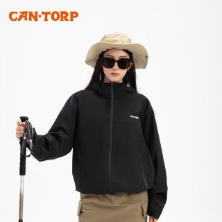 户外徒步：CAN·TORP 肯拓普户外硬壳冲锋衣男女同款暴雨级徒步防水登山服防风运动外套