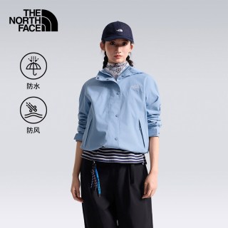 户外徒步：北面 冲锋衣女防水硬壳外套短款运动户外防风TheNorthFace|8GKJ