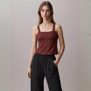ZARA 女式纯欲辣妹露背简约舒适休闲吊带背心