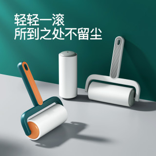 清洁收纳：粘毛器可撕式滚筒毡滚刷粘毛沾毛神器除毛衣服去黏毛刷衣物卷纸吸