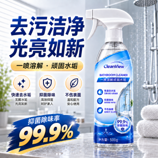 olevo 浴室清洁剂卫生间清洗剂玻璃除水垢
