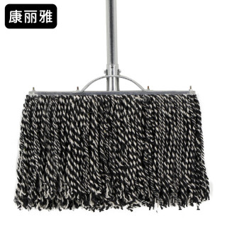 康丽雅 排拖38CM 铁杆铁头加固物业酒店工厂棉纱线拖把尘推 1个装
