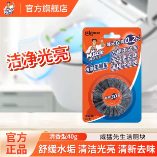 威猛先生 洁厕宝40g清香型单块独立装洁厕块马桶清洁除菌去味蓝泡泡 