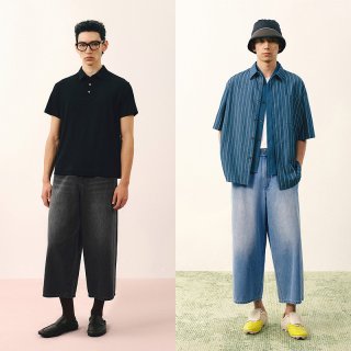速写 [商场同款]速写男装2026夏新品牛仔裤九分阔腿复古时尚9Q4E12050
