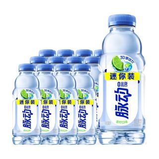 百亿补贴：脉动 0糖青柠口味400ML*12瓶 维生素饮料出行做运动饮品解渴饮料