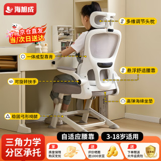 海旭成 儿童学习椅可升降中小学生椅子靠背电脑椅写字椅家用座椅书桌椅