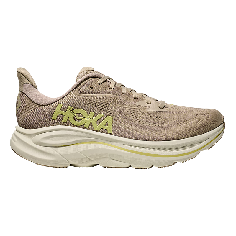 HOKA 克利夫顿10 轻量支撑回弹 亚麻色 41 跑鞋
