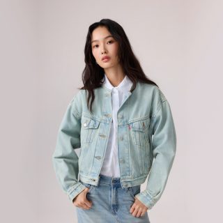 88VIP：Levi's 26年春夏新款女士美式复古宽松短款牛仔夹克外套