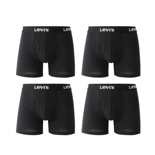 Levi's Levi’s 李维斯 男士平角内裤 4条装 吸汗透气柔软舒适四角裤