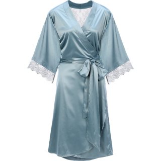 EMMA ROSE EMMAROSE春夏大码睡袍女士性感浴袍宽松家居服胖mm睡衣晨袍薄款