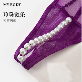 88VIP：MY BODY 商场同款MYBODY2026轻薄情趣内衣女性感火辣纯欲勾人蕾丝连体文胸