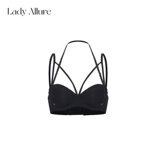 LADYALLURE 「LA」Carol·原欲暗码丨辣妹性感镂空交叉细带女士聚拢美背内衣