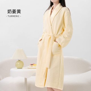 毛毛雨 纯棉浴袍女2026新款全棉浴巾浴衣可穿式吸水速干洗完澡穿的