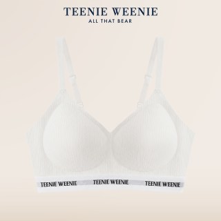TEENIE WEENIE TeenieWeenie小熊内衣女新款小胸聚拢低领细肩带轻运动文胸夏薄款