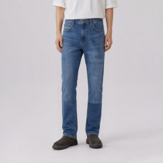Wrangler 男式牛仔裤百搭时尚春夏款牛仔裤 中蓝色    30  /32(W30L32)