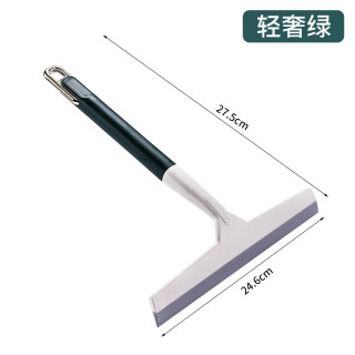 桔子灯笼 家用加宽玻璃刮水器手动清洗玻璃刮保洁专用擦窗清洁刮 墨绿色