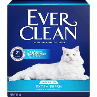 EVER CLEAN 铂钻蓝标矿砂猫砂 高效除臭结团 10kg