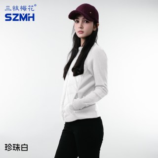 移动端：三枝梅花 女士轻薄保暖羽绒服立领收腰显瘦运动外套瑜伽健身运动服
