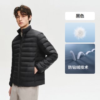 移动端：波司登 2026新款男士高蓬90鹅绒轻薄羽绒服立领时尚