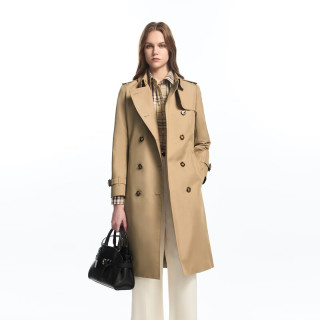 SCOFIELD 女装复古英伦中长款收腰风衣2026秋冬新品 SFJTG11003米色 M 165