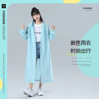 非一次性便携式雨衣时尚透明连体户外雨衣