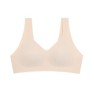 爱美丽 无尺码大胸显小背心式内衣女士防下垂收副乳文胸罩