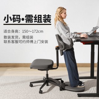 Microtouch 站靠椅站立办公人体工学椅舒适电脑椅骑马椅升降桌专用椅子