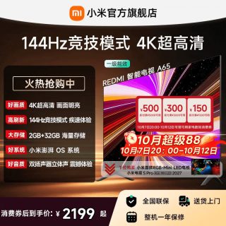 小米 REDMI 红米 A 2025款 L65RB-RAE 液晶电视 65英寸