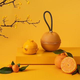 88VIP：万仟堂 大吉大利 茶具套装 2件套 橘黄