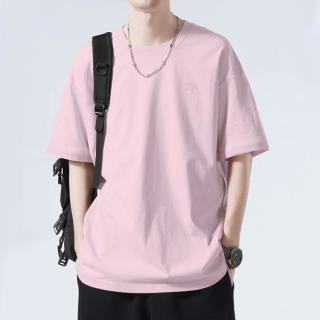 安踏 针织短袖男女学生夏季薄款纯色圆领套头宽松透气t恤中性休闲上衣