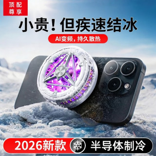 华强北 原装手机散热器插电降温神器黑鲨 个装插电新款-磁吸结冰 秒降温丨赠背夹+电竞指套+磁吸片