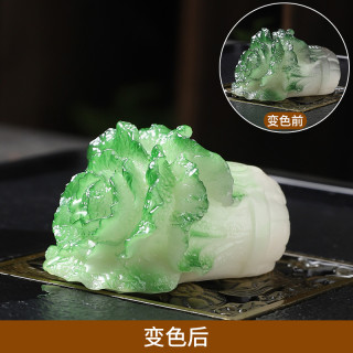 高级变色可养茶桌摆件高档茶具小茶宠精品茶道貔貅茶玩蟾蜍器物