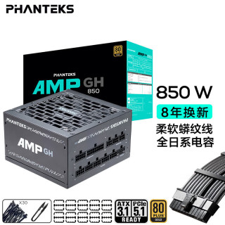 追风者 AMP GH850GW 金牌（90%）全模组ATX电源 850W 黑色