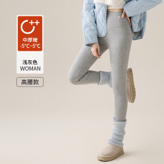 FOURDATRY 大码加绒打底裤女外穿2026秋冬款羊羔绒加厚保暖裤特厚小脚裤Y