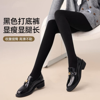 FOURDATRY 打底裤女高腰收腹外穿春季冬棉加绒加厚保暖显瘦弹力连裤袜弹力