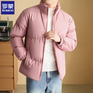 罗蒙 纯色短款男士羽绒服