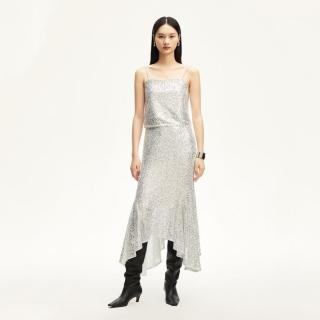VERO MODA 半身裙女鱼尾裙内衬亮片中腰约会神器显瘦修身仙女精致洋气