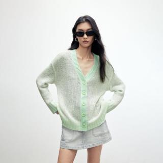 ONLY 秋季空气感镂空设计V领针织衫女可外穿