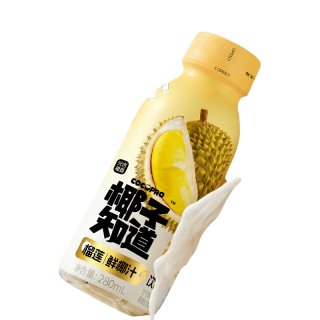 椰子知道 榴莲椰汁280ml椰奶整箱饮料果汁早餐奶中秋送长辈 榴莲椰汁280