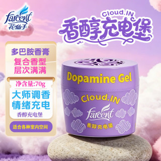花仙子 固体香膏70g（香醇充电堡）空气清新剂厕所除臭车载香薰