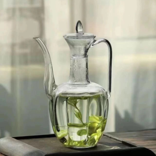 仿宋手执壶贵妃壶专用泡茶器茶具套装煮透明煮茶壶网红款