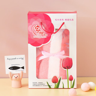 魅森 珊瑚绒伴手礼蛋糕礼品毛巾单条
