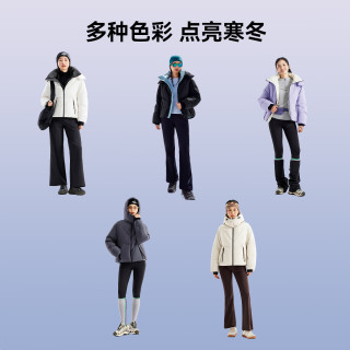 拓路者 短款羽绒服 面包服羽绒 米白色