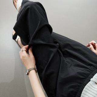 ESE-Y 易打理通勤百搭休闲裤女夏26新款薄九分阔腿裤