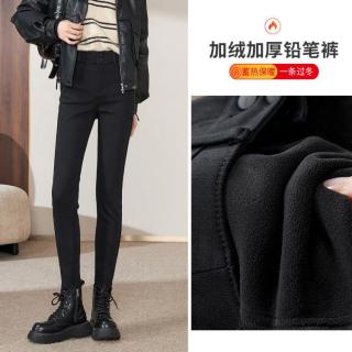 ESE-Y 不易褪色牛仔裤冬季新冬靴裤加绒加厚铅笔裤女