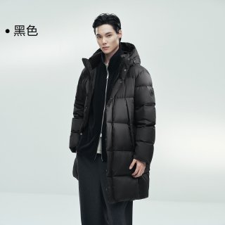 太平鸟 男装 羽绒服中长款26年冬新款防寒户外东北哈尔滨保暖外套