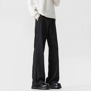 百亿补贴：潮型库 冰丝垂感男生休闲裤夏季薄款百搭宽松显瘦坠感微喇阔腿西裤