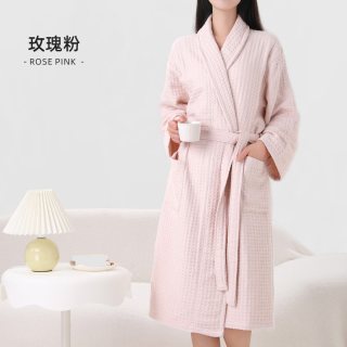 毛毛雨 纯棉浴袍女2026新款全棉浴巾浴衣可穿式吸水速干洗完澡穿的