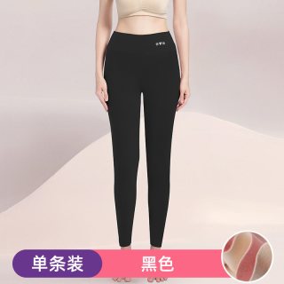 雅鹿 秋裤女士保暖裤线裤加绒德发热内穿大码女款紧身打底棉裤冬季